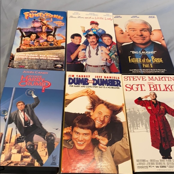 6 movie vhs bundle - Picture 1 of 1